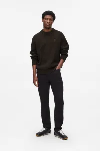 Sveter Karl Lagerfeld Kl Wool Sweater Black Coffee Melange