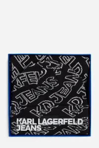 Set Čapica A Šál Karl Lagerfeld Jeans Klj Monogram Scarf Beanie Gp Black