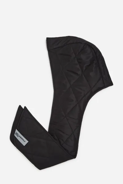 Šál Karl Lagerfeld Jeans Klj Hooded Scarf Black