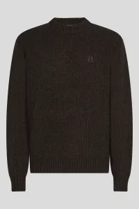 Sveter Karl Lagerfeld Kl Wool Sweater Black Coffee Melange