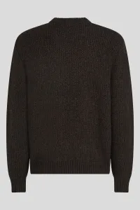 Sveter Karl Lagerfeld Kl Wool Sweater Black Coffee Melange
