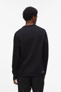 Tričko Karl Lagerfeld Ls T-Shirt W/ Logo Patch Black