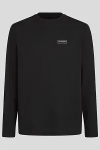 Tričko Karl Lagerfeld Ls T-Shirt W/ Logo Patch Black