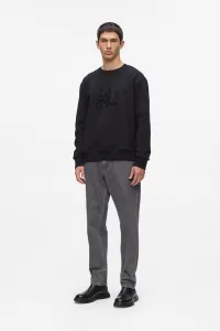 Mikina Karl Lagerfeld Embellished Kl Sweatshirt Black