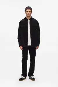 Košeľa Karl Lagerfeld Corduroy Overshirt Black
