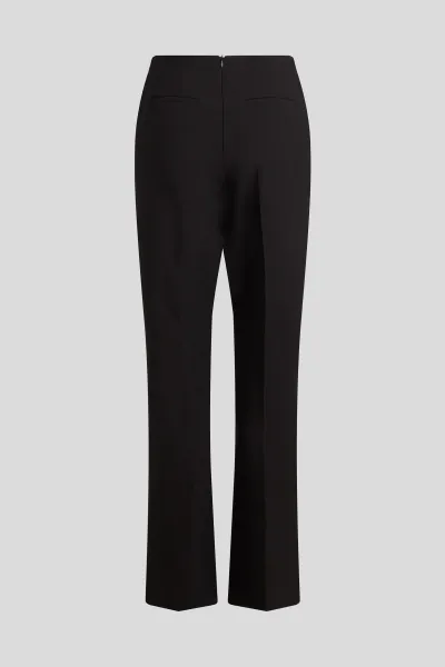Nohavice Karl Lagerfeld Retro Tailored Pants Black