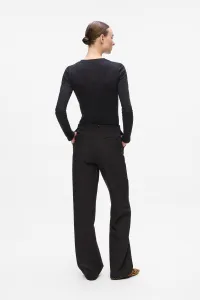 Nohavice Karl Lagerfeld Retro Tailored Pants Black