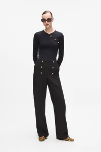 Nohavice Karl Lagerfeld Retro Tailored Pants Black