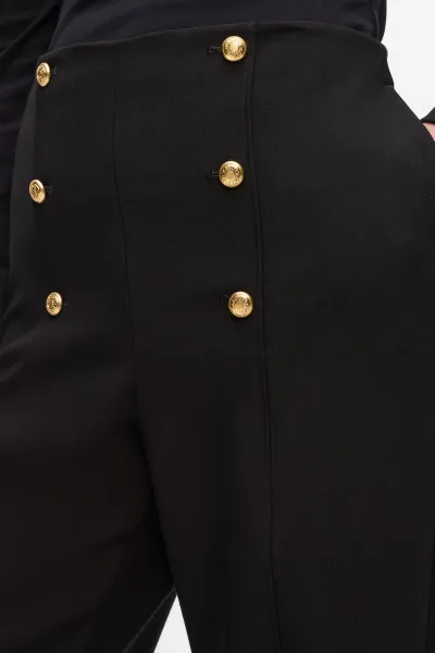 Nohavice Karl Lagerfeld Retro Tailored Pants Black