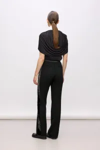 Nohavice Karl Lagerfeld Karl Studio Degrade Pants Black