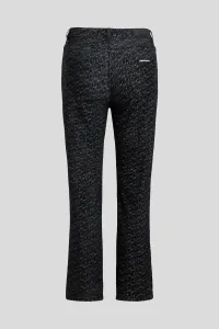 Džínsy Karl Lagerfeld Logo Straight Denim Pants Dark Grey Denim