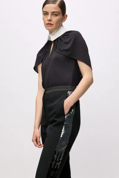 Nohavice Karl Lagerfeld Karl Studio Degrade Pants Black