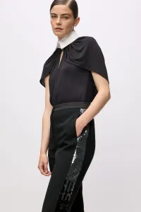 Nohavice Karl Lagerfeld Karl Studio Degrade Pants Black