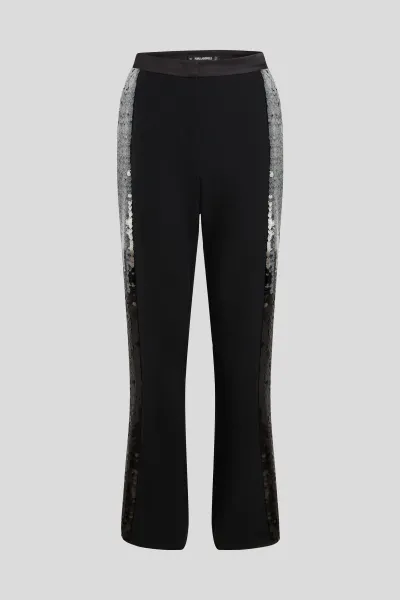 Nohavice Karl Lagerfeld Karl Studio Degrade Pants Black