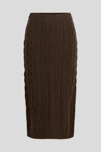 Sukňa Karl Lagerfeld Cable Knit Skirt Java