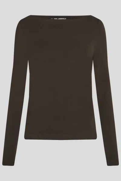 Tričko Karl Lagerfeld Modal Longsleeve Java