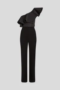 Overal Karl Lagerfeld Frill Evening Jumpsuit Black