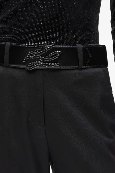 Opasok Karl Lagerfeld K/Autograph Rhns H5 Belt Black