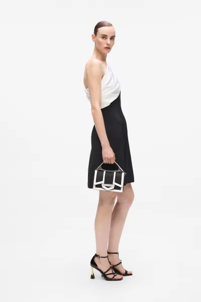 Kabelka Karl Lagerfeld K/Nova Sm Crossbody Bl/Wh Black/White