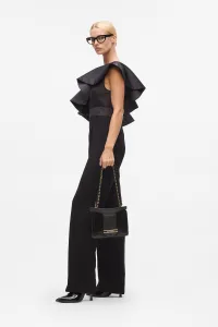 Kabelka Karl Lagerfeld K/Nova Shoulderbag Suede Black/Gold