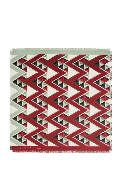 Šatka Vermont Foulard Twin Bordeaux