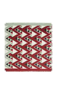 Šatka Vermont Foulard Twin Bordeaux