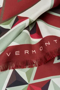 Šatka Vermont Foulard Twin Bordeaux