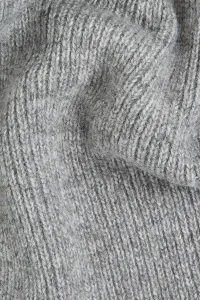 Šál Karl Lagerfeld K/Signature Crochet Scarf Light Grey Melange