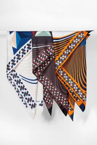 Šatka Vermont Foulard Dark Brown