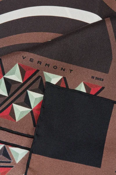 Šatka Vermont Foulard Dark Brown