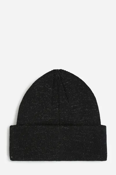 Čapica Karl Lagerfeld Ikon Rh Lurex Beanie Black