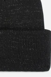 Čapica Karl Lagerfeld Ikon Rh Lurex Beanie Black