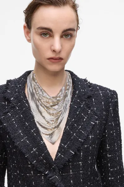 Šatka Karl Lagerfeld K/Essential Party Bandana Nickel