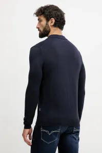 Sveter Hackett London Stop Start Ls Polo Midnight Blue
