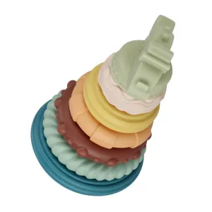 CreativeToys Bab Bam pyramída s dinosaurom