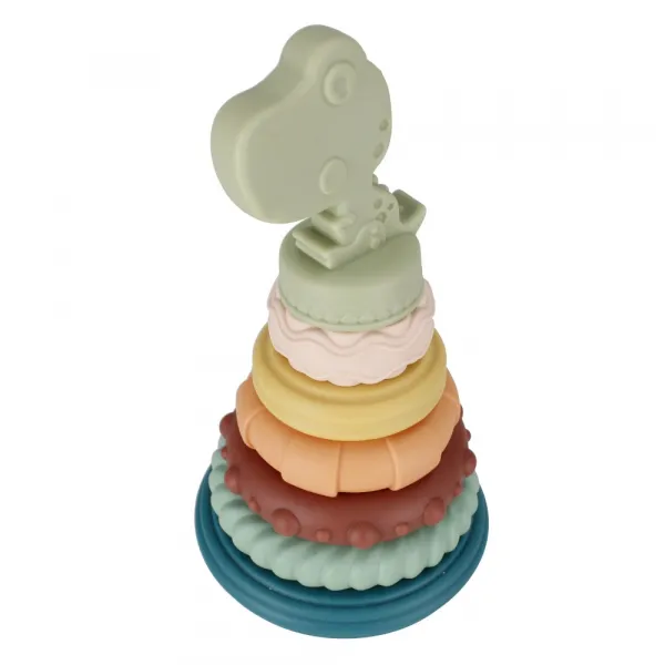 CreativeToys Bab Bam pyramída s dinosaurom