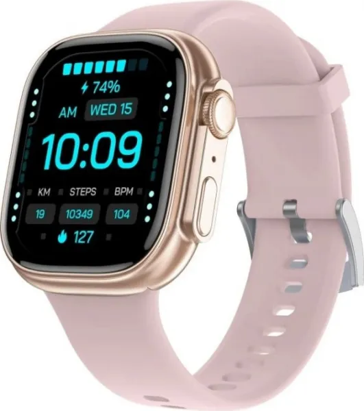Smart hodinky Carneo Zephyr ULTRA mini HR+, Ružovozlaté