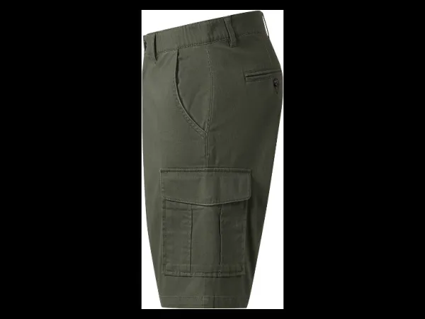 Pánske cargo šortky Premium (olivová, L (52/54))