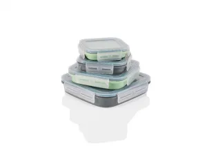 Silvercrest® Skladacie potravinové dózy (štvorec)