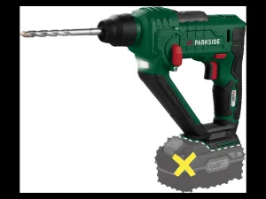 Parkside® Aku vŕtacie kladivo Pabh 20-Li D4 – bez akumulátora