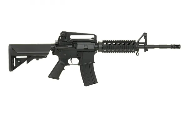 Airsoftový elektrický samopal CYMA CM.507 M4 R.I.S., kal. 6mm BB - čierny