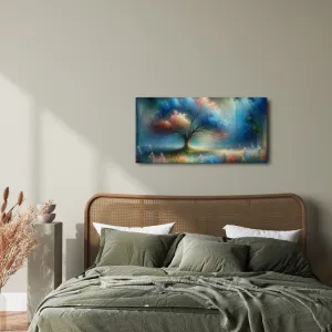 Obraz mystický strom života s kvetmi
