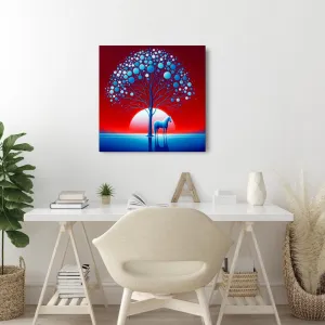 Obraz magický strom života v krajine