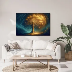 Obraz magický strom života v noci