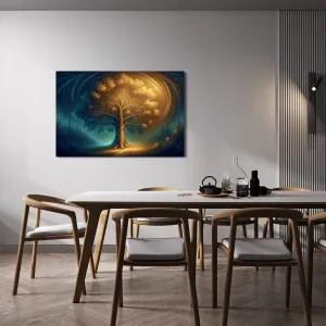 Obraz magický strom života v noci