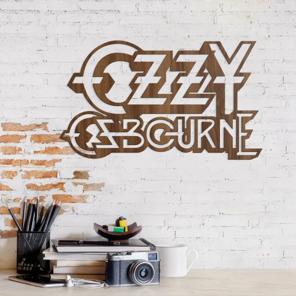 Drevené logo - Ozzy Osbourne