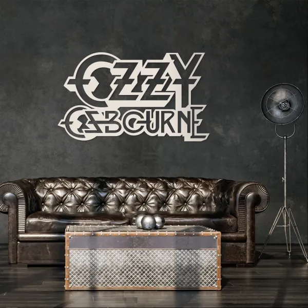Drevené logo - Ozzy Osbourne