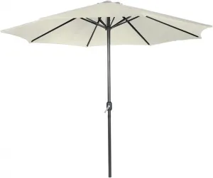MIADOMODO slnečník s kľučkou 250 cm, krémový