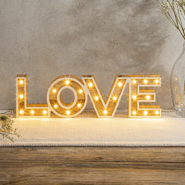 Haushalt international LED dekorace Love