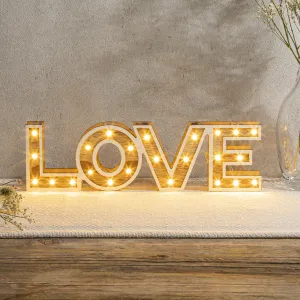 Haushalt international LED dekorace Love